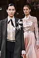 bella joan suit up for lanvin paris fashion show 07