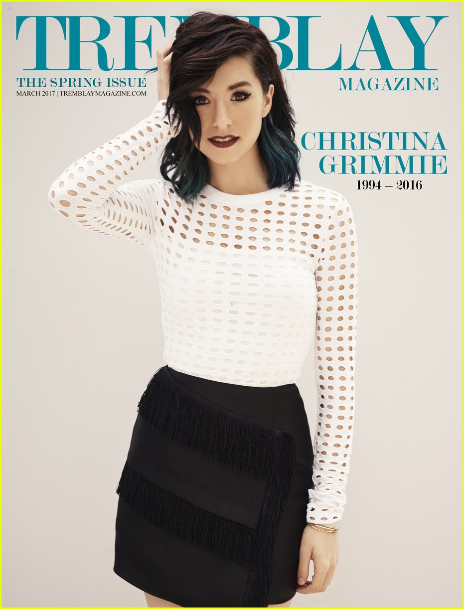 christina grimmie tribute issue tremblay mag 01