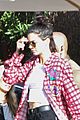 kendall jenner is sassy while posing with hamburger 01
