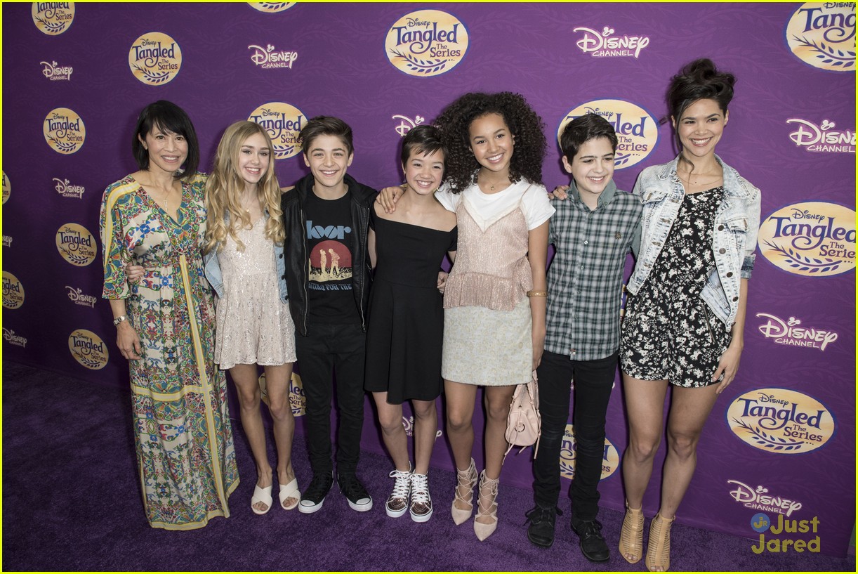andi mack cast tangled ever after premiere 02
