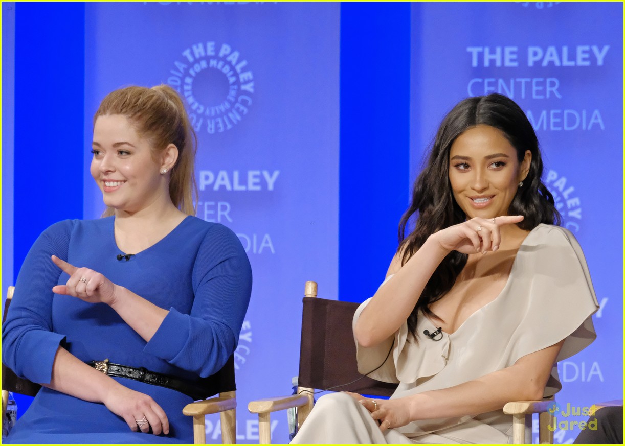 lucy hale troian bellisario paley msgs 48