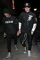 brooklyn beckham covers up his new tattoo during night out with friend 03
