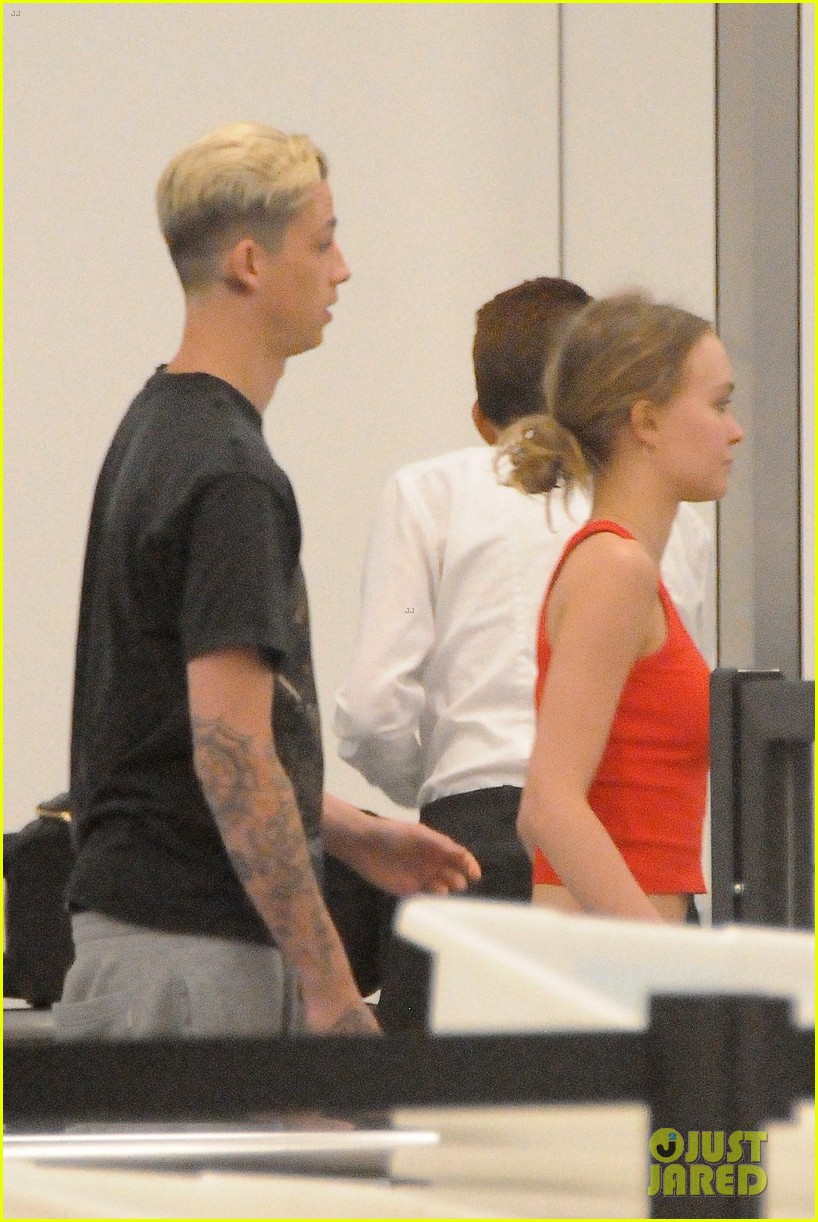 lily rose depp and ash stymest head out of town for a getaway 02