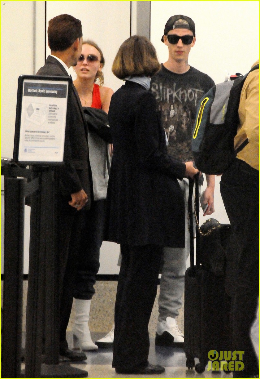 lily rose depp and ash stymest head out of town for a getaway 05