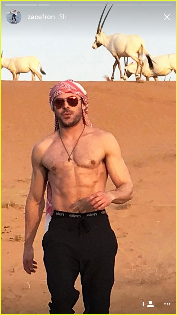 zac efron riding a camel shirtless is everything you dreamed it would be 02