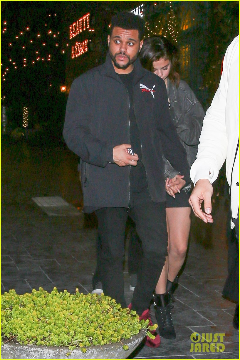 selena gomez and the weeknd kick off their weeknd with romantic dinner date 01