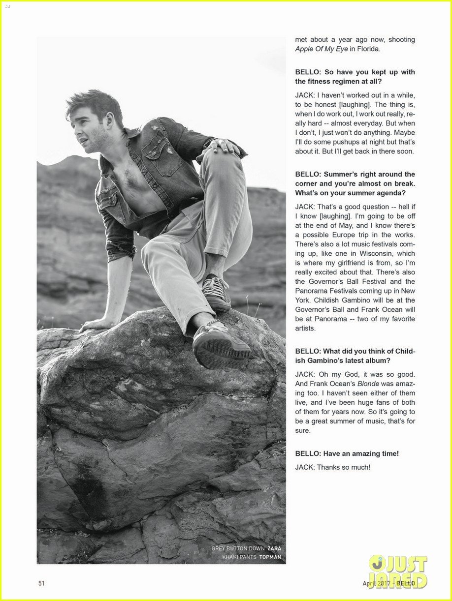 jack griffo shirtless bello mag shoot is fire 06