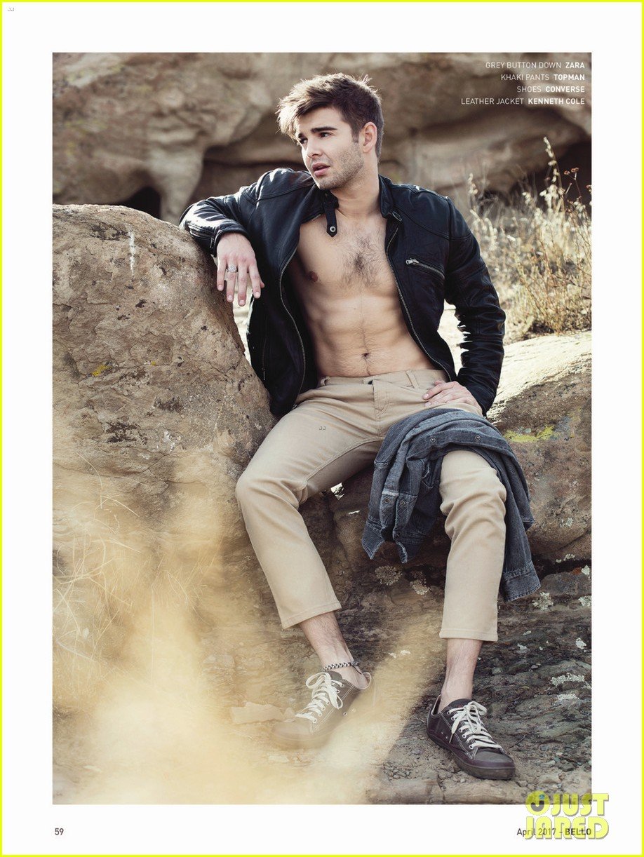jack griffo shirtless bello mag shoot is fire 07.