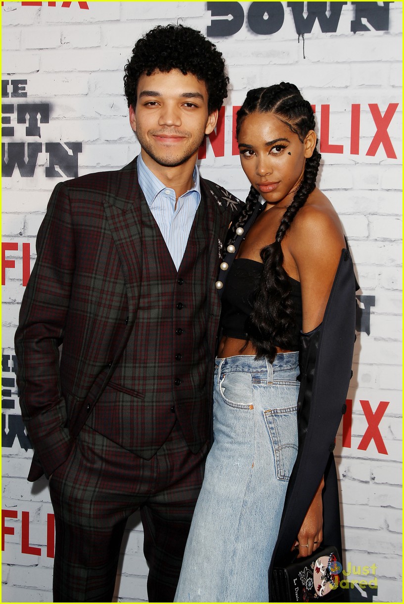 justice smith clothing get down s2 premiere nyc 14