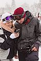 olivia holt boyfriend ray kearin kiss cuddle on their ski trip 09