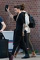 liam payne wears giant gold chain at recording studio 05