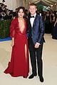 zoey deutch margaret qualley and olivia cooke pose with their met gala 2017 designers 05