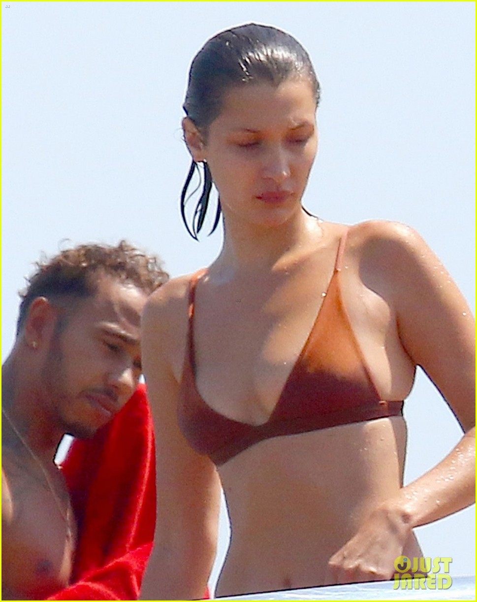 bella hadid jumps off a yacht in her bikini 07