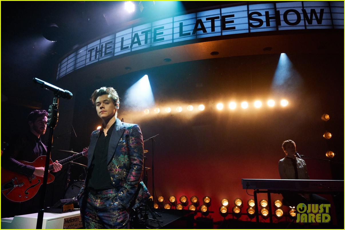 harry styles late late show james corden 12