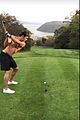 zac efron plays golf shirtless on vacation06
