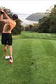 zac efron plays golf shirtless on vacation07