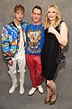 dnce match in out of this world outfits at moschino show 08