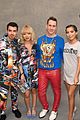 dnce match in out of this world outfits at moschino show 09
