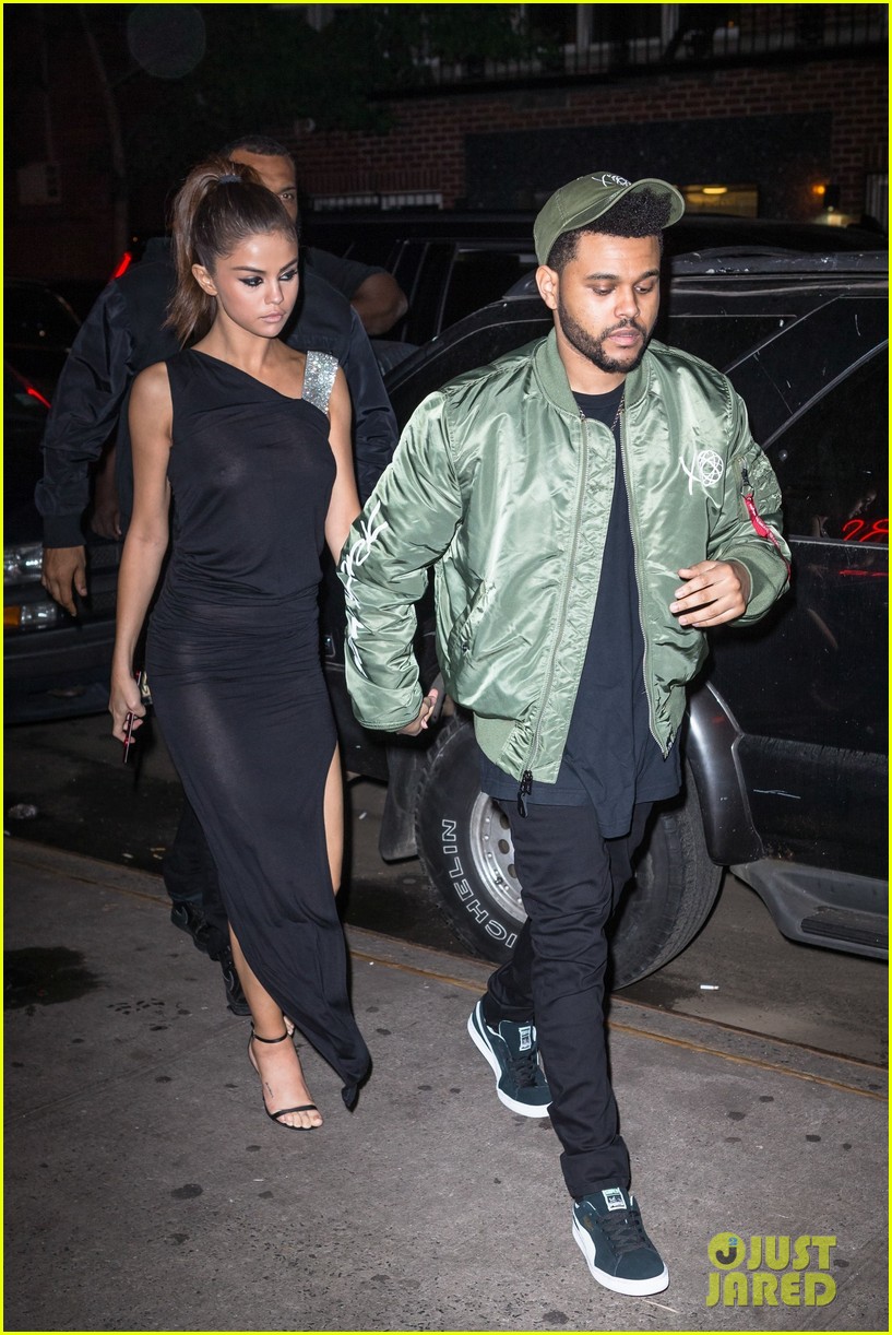selena gomez wears sheer dress for date with the weeknd 01