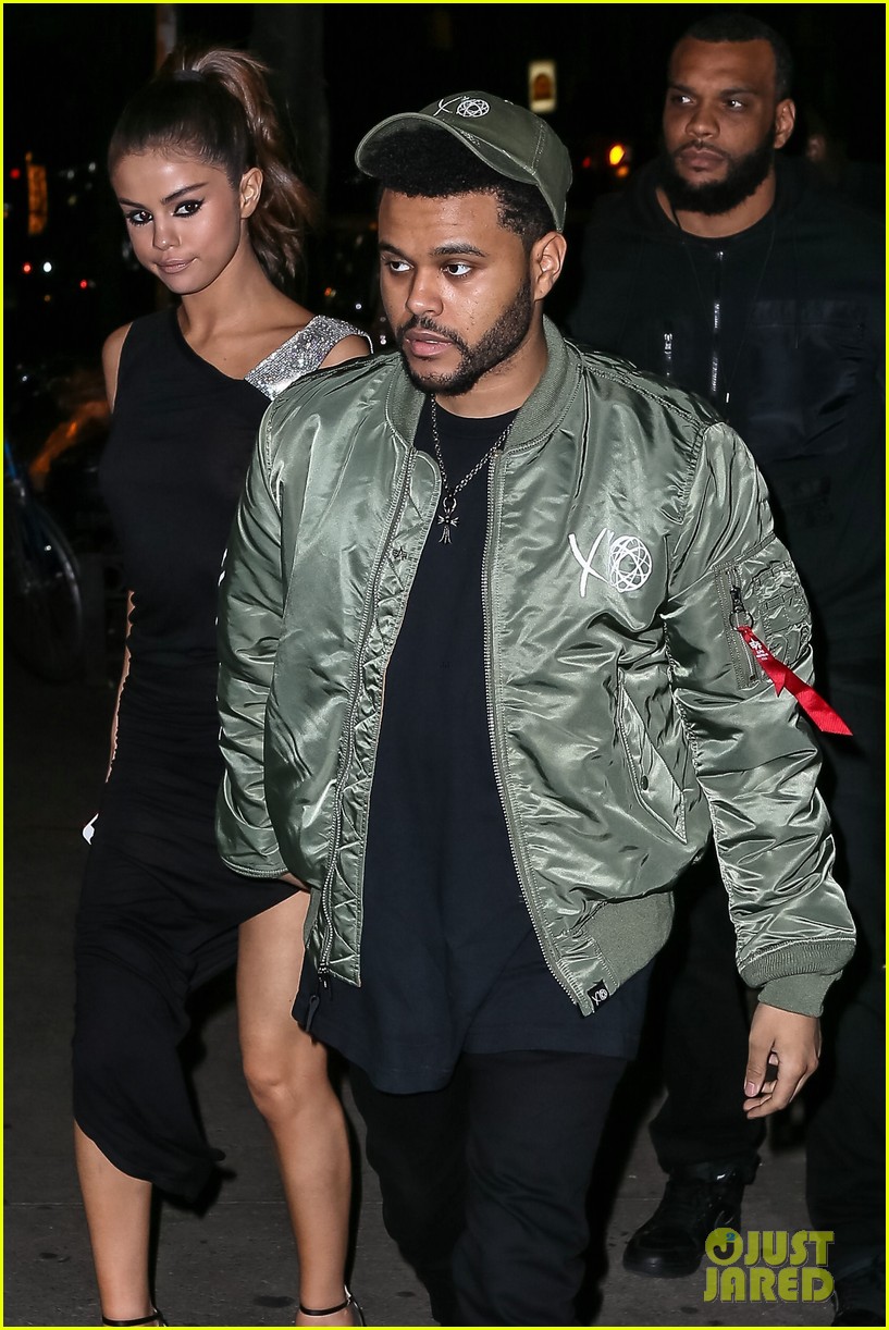 selena gomez wears sheer dress for date with the weeknd 13