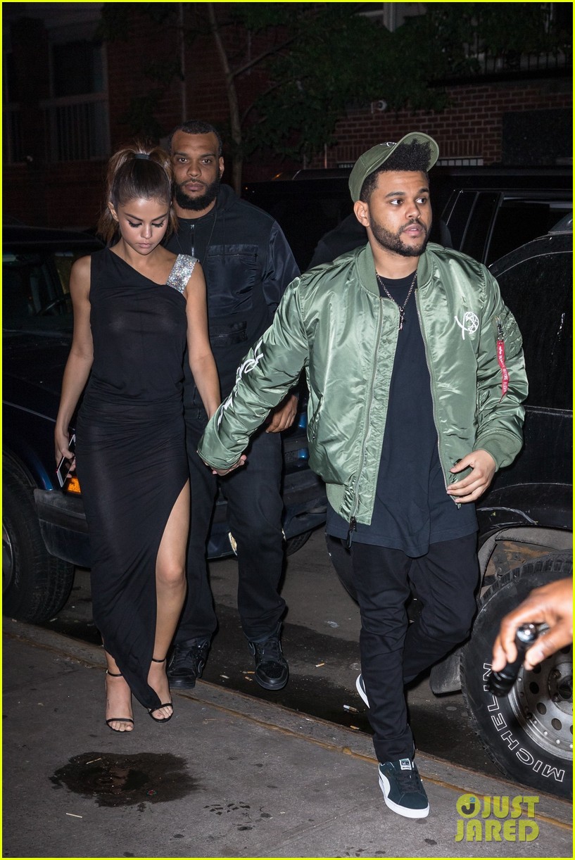 selena gomez wears sheer dress for date with the weeknd 19