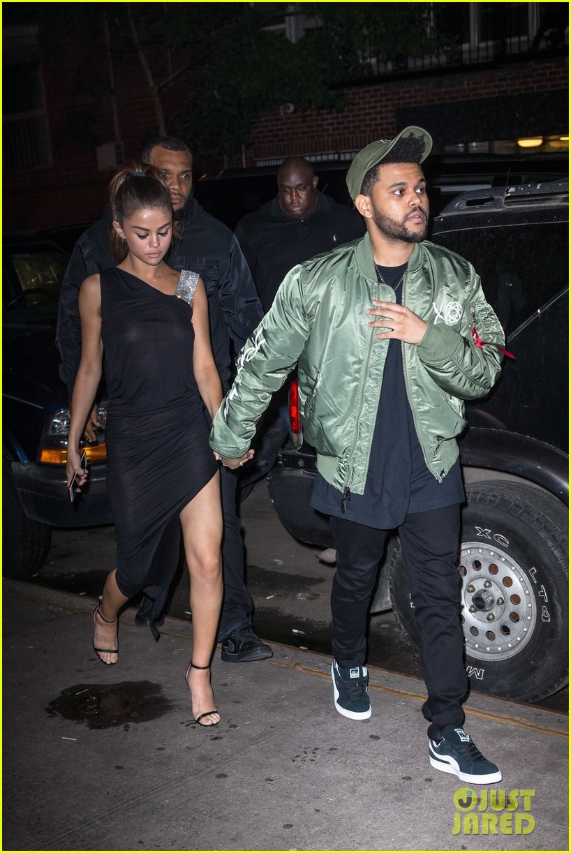 selena gomez wears sheer dress for date with the weeknd 20