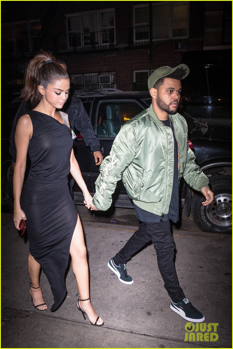 selena gomez wears sheer dress for date with the weeknd 23