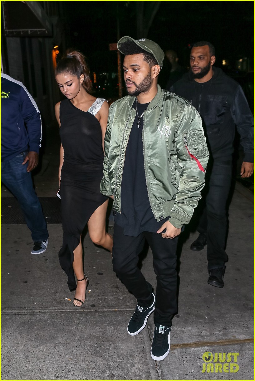 selena gomez wears sheer dress for date with the weeknd 30
