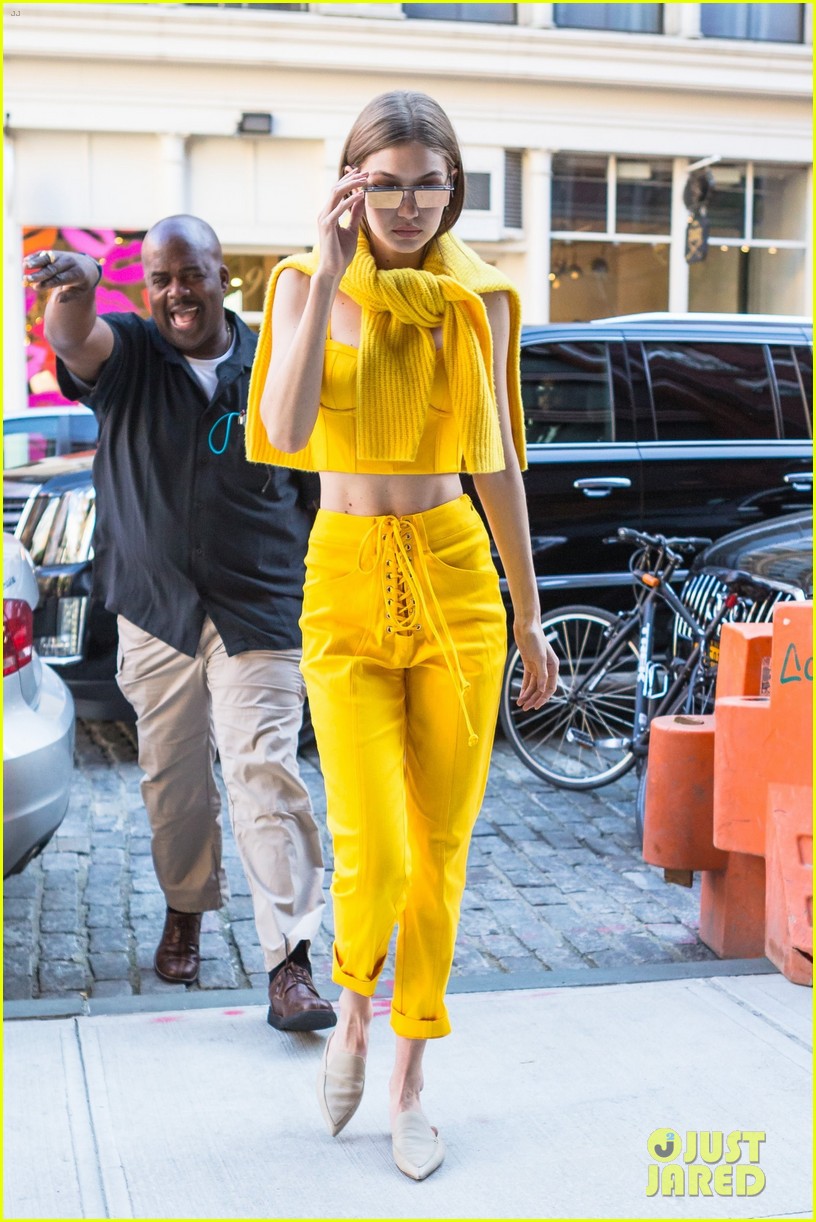 gigi hadid lights up the streets of nyc after work 05