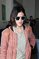 lucy hale pink bomber jacket lax 02