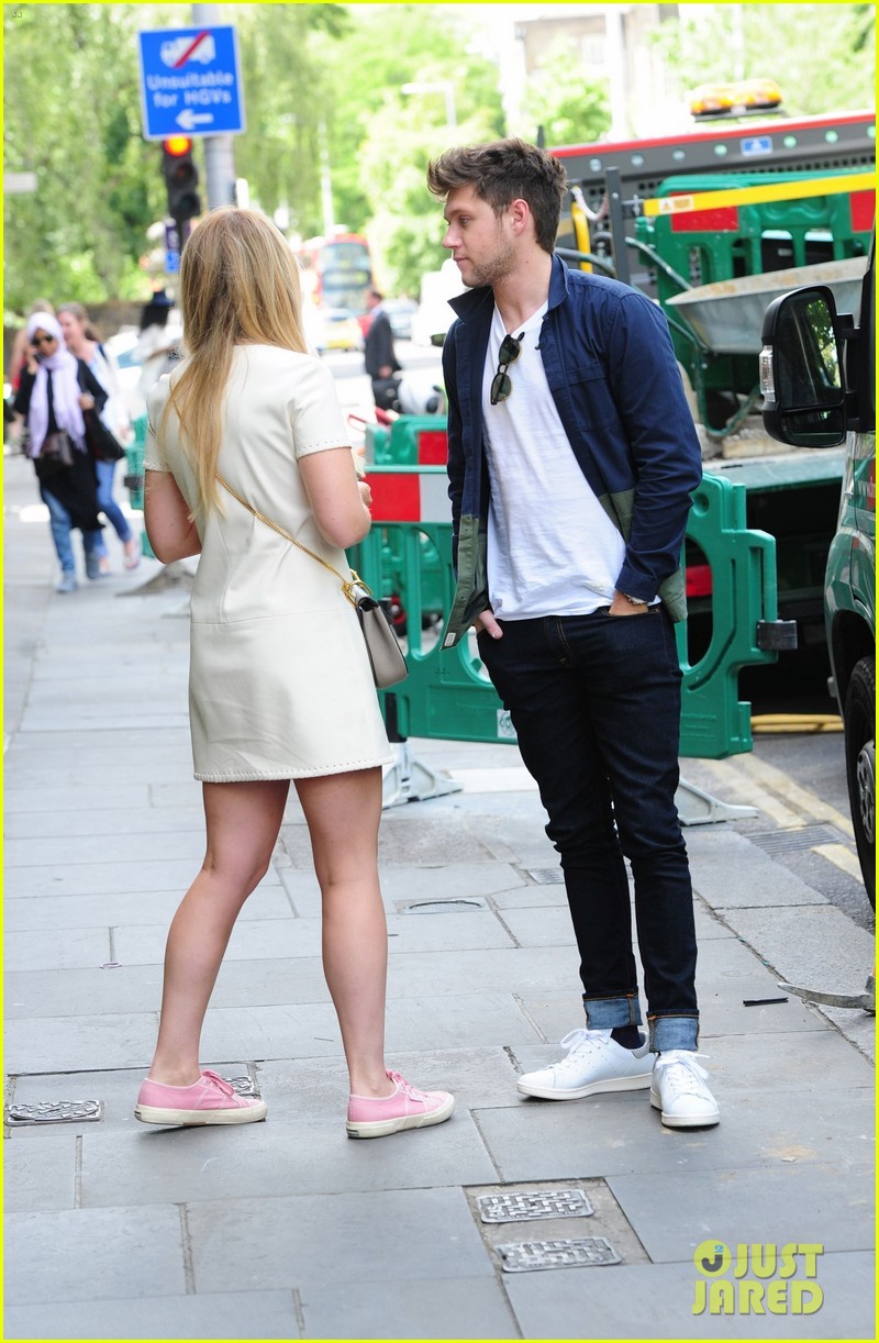 niall horan chats it up with female friend in london 16