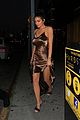 kylie jenner shimmers in sexy gold dress at the nice guy 14