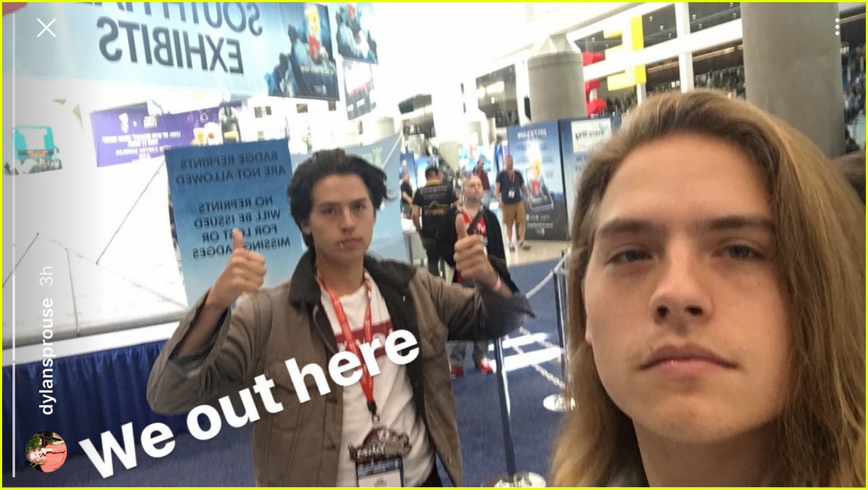 dylan cole sprouse adelaide kane e3 event 04