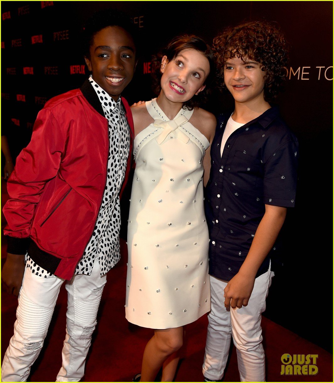 the stranger things cast promote season 2 in beverly hills05
