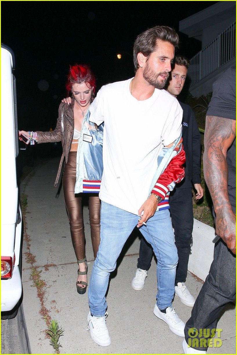 bella thorne scott disick hold hands on night at the club 22