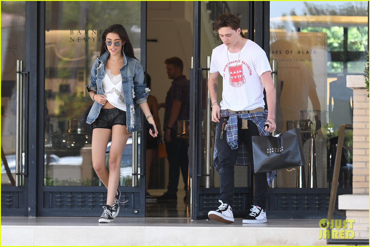 brooklyn beckham shops with madison beer after introducing her to his mom 05