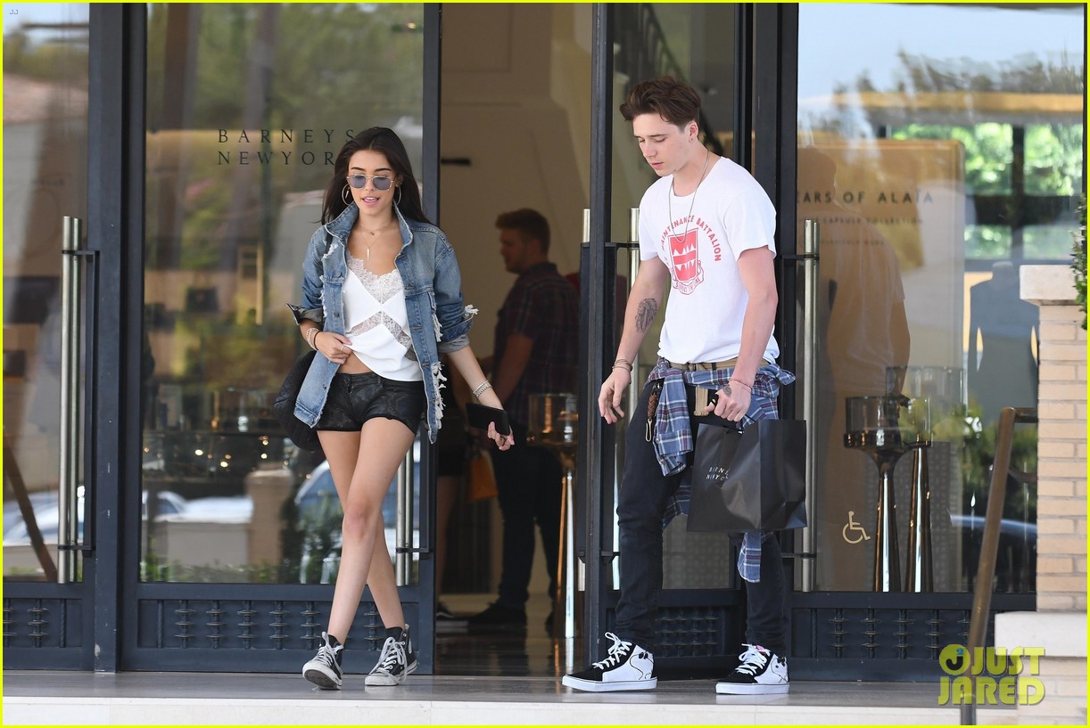 brooklyn beckham shops with madison beer after introducing her to his mom 11