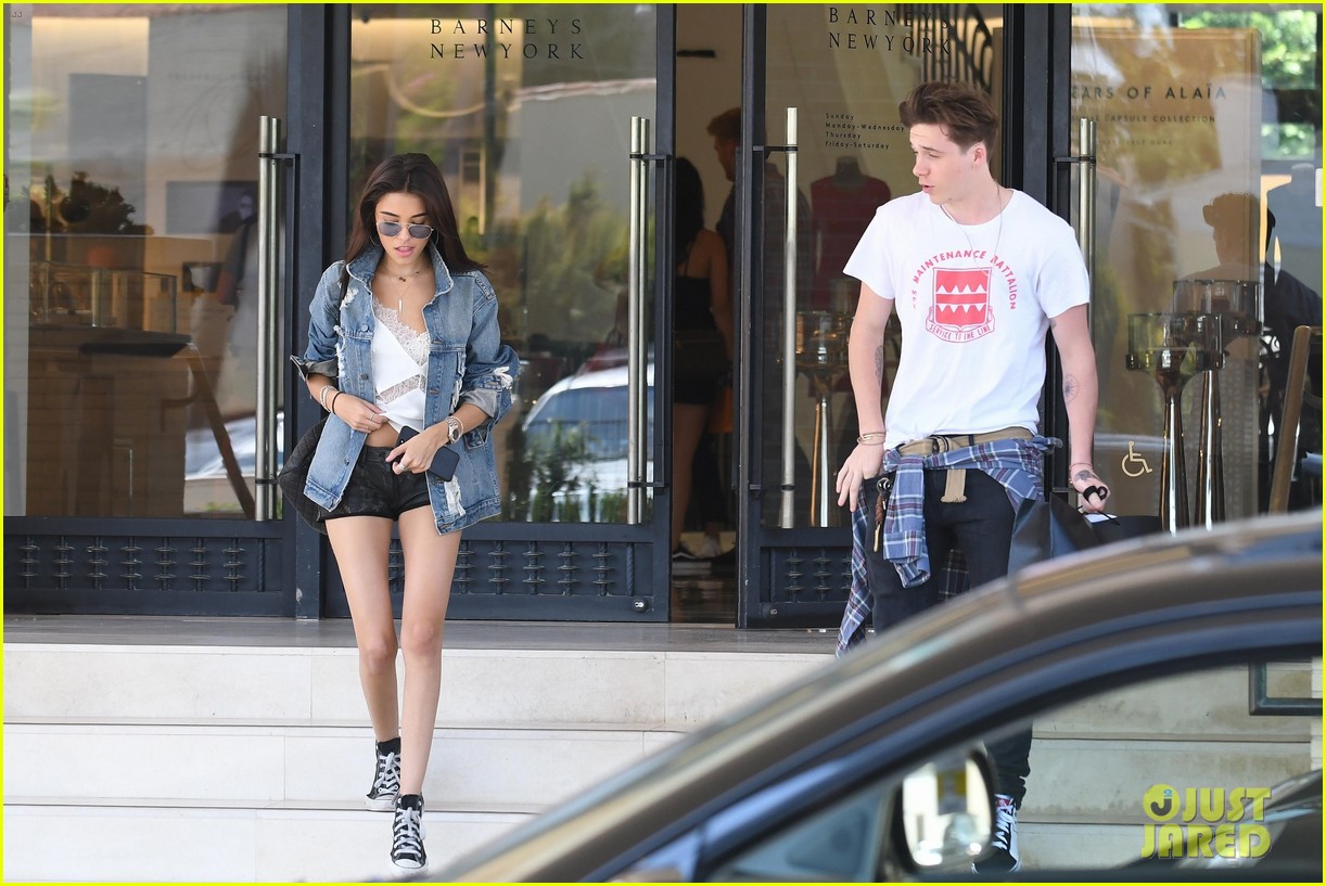 brooklyn beckham shops with madison beer after introducing her to his mom 23