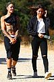 justin bieber goes shirtless on hike with female friend 03