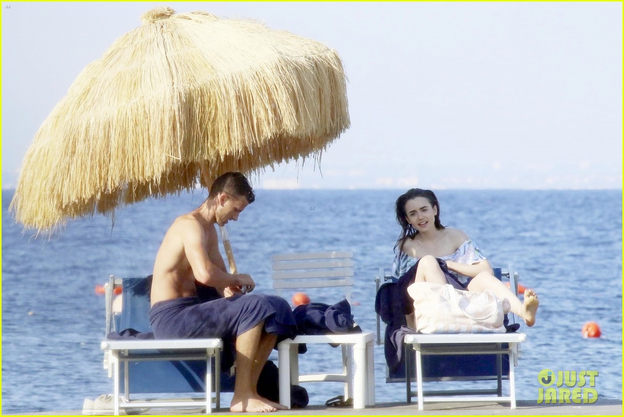 lily collins kisses jason vahn during pda filled trip to italy 11
