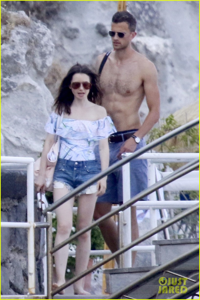 lily collins kisses jason vahn during pda filled trip to italy 14