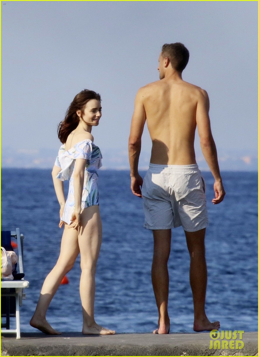 lily collins kisses jason vahn during pda filled trip to italy 30