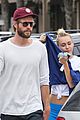 miley cyrus liam hemsworth step out for ice cream date 02