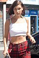 bella hadid is pretty in plaid while out in paris 04