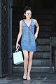 lucy hale jean dress shorts aria outfits tease 01