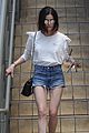 lucy hale jean dress shorts aria outfits tease 07