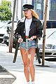 hailey baldwin steps out wearing daisy dukes in beverly hills 09
