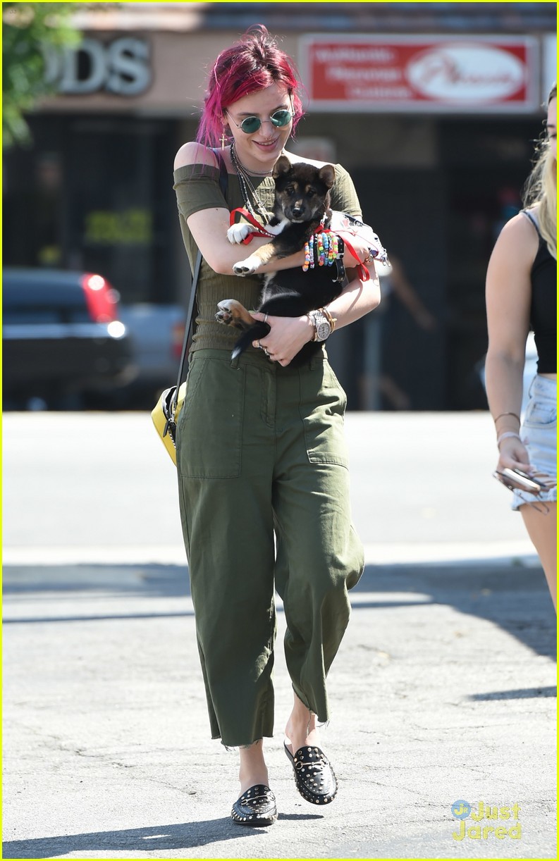 bella thorne new dog out lunch sunday 02
