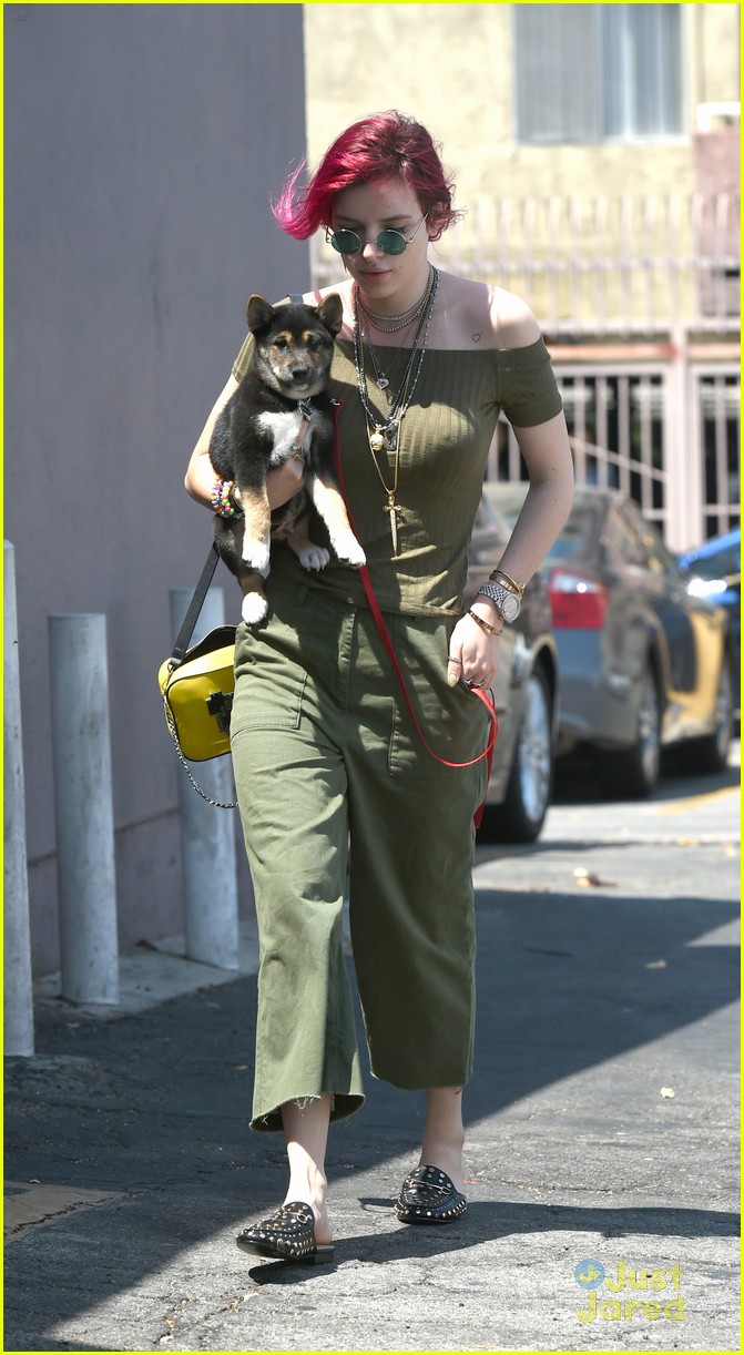 bella thorne new dog out lunch sunday 03