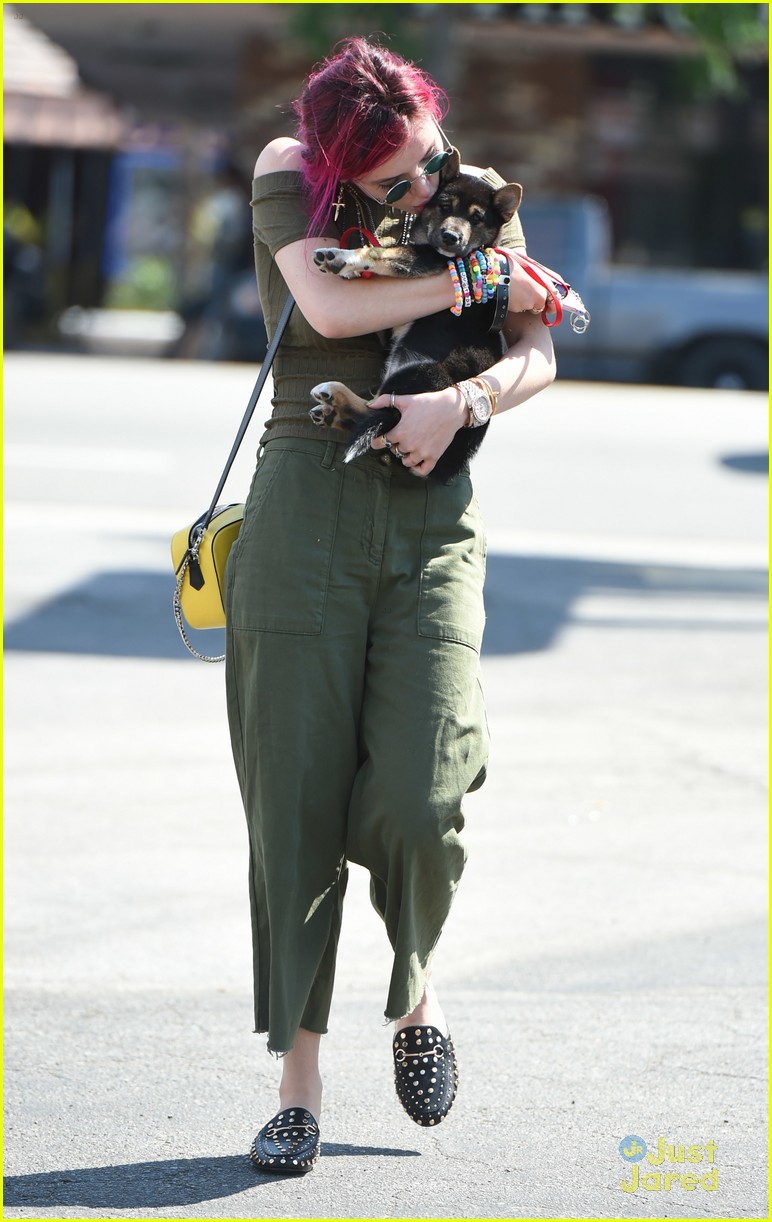 bella thorne new dog out lunch sunday 04